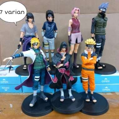 Naruto Sasuke sakura Kakashi Itachi minato action figure satuan