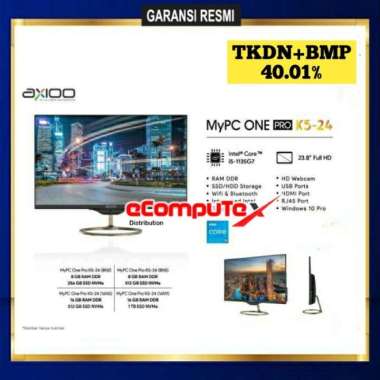PC AIO AXIOO MYPC ONE PRO K5 (8N5-24) RAM 8GB i5 TKDN GARANSI RESMI