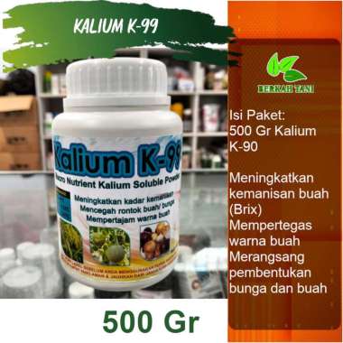 Kalium K99 500 Gram Pupuk Kalium Penambah Bobot Buah Pemanis Buah Brix
