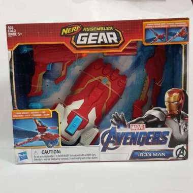 Mainan Tembakan Nerf Assembler Gear Marvel Avengers Iron Man