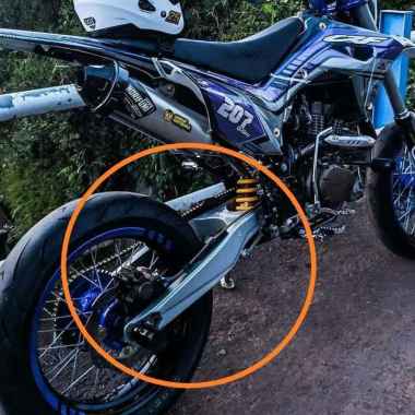 Swing Arm LISLAS Replika Model KTM 66 cm KLX 150 CRF 150 Dtracker 150 Silver