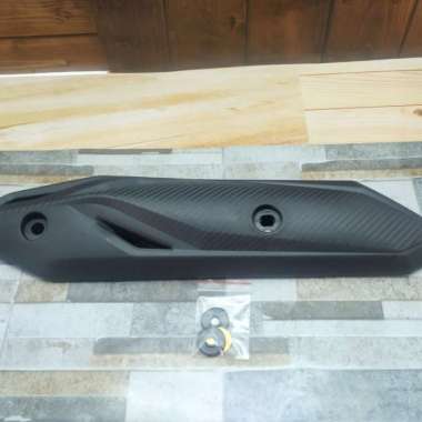 HAR TUTUP KNALPOT TAMENG PELINDUNG COVER KNALPOT BEAT NEW 2020 hitam