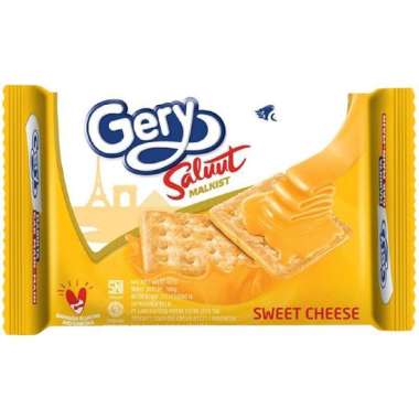 Promo Harga Gery Malkist Saluut Sweet Cheese 110 gr - Blibli