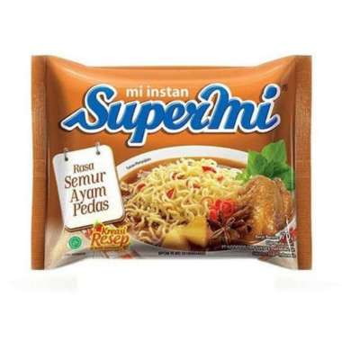 Promo Harga Supermi Mi Instan Semur Ayam Pedas 70 gr - Blibli