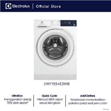 Mesin Cuci ELECTROLUX EWF7554E3WB/ EWF 7554 E3WB/ EWF7554 E3WB