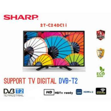 SHARP LED Digital TV 24" DVB-T2 HDMI USB 2T C24DC1