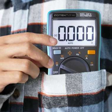 ZOTEK ZT102 Digital Multimeter AVOMeter Multitester AC DC ZT-102 GREY
