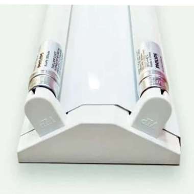 Kap Lampu Housing V Tl T8 + Set Led 16 Watt 2X16 / Neon 36 Watt 2X36 TL LED PHILIPS