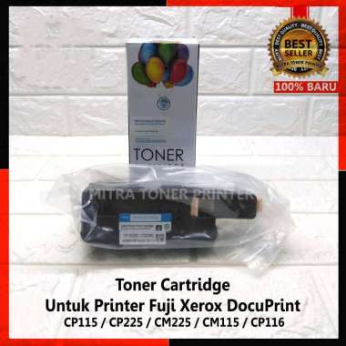 Toner Cartridge Compatible untuk Printer Xerox DocuPrint CP225/CP115/CP116 Biru
