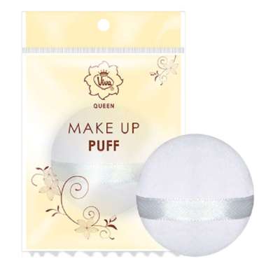 Viva Queen Make Up Puff - spons bulat - sponge make up - spon wajah - tapel bedak tabur