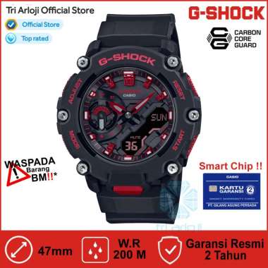 Casio G-SHOCK GA-2200BNR-1ADR Jam Tangan Pria Analog Digital GA2200 GSHOCK GA-2200BNR-1A GA-2200