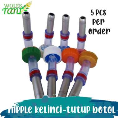 Bunny Rabbit Nipel Kelinci Tutup Botol [5 Pcs]