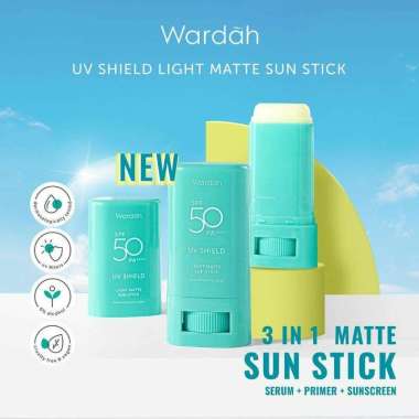 WARDAH UV SHIELD Light Matte Sun Stick SPF 50 PA++++ 22g