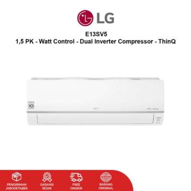 AC LG E13SV5 - 1.5 PK - Dual Cool SMART Inverter (PALEMBANG)