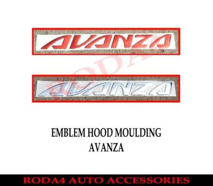Emblem AVANZA Kap Mesin Engine Hood Grand Avanza
