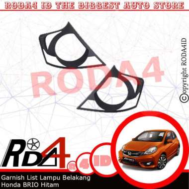 Garnish List Lampu Belakang BRIO Hitam