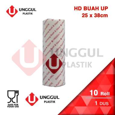 Plastik Buah - Plastik Fotocopy Unggul Plastik - 10 Rol / Dus Transparan