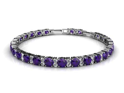 Joyous Bracelet - Gelang Crystal by Her Jewellery white gold