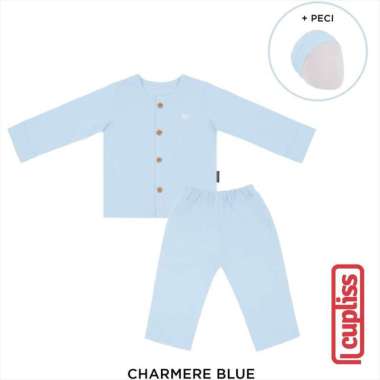 Charmere Blue Palmerhaus Jarden Koko Set n Peci Baju Koko Anak null 2 tahun Charmere Blue