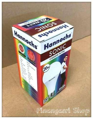 Lampu Led Sonic Hannochs 20w 20 W Watt LED Bulb Hannoch sonic 20watt 20 W Putih