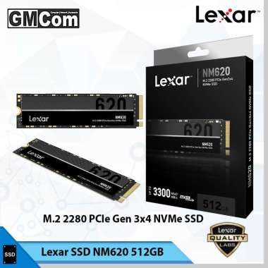 Lexar SSD M.2 NVMe PCIe LNM620 - 512GB [ LNM620X512G-RNNNG ]
