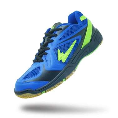 Sepatu EAGLE VOLTAGE Sepatu Badminton Olahraga Bulu Tangkis Bulutangkis Pria 44 Biru / Hitam
