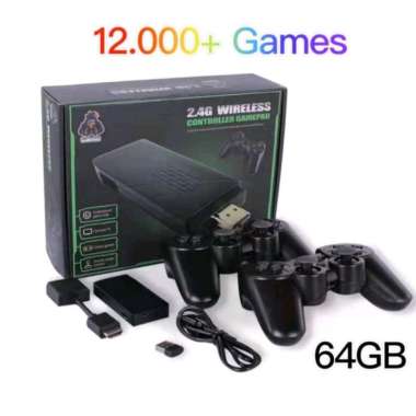 SEGA Dingdong 16Bit Controller Gamepad Wireles 24G Hdmi 4K Ultra HD-64GB 10000+Game