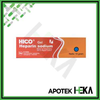 Hico Gel 15 g - Salep Memar Heparin Lebam