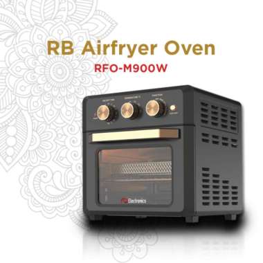RB RFO-M900W Air Fryer Oven Multi Fungsi - Manual hitam