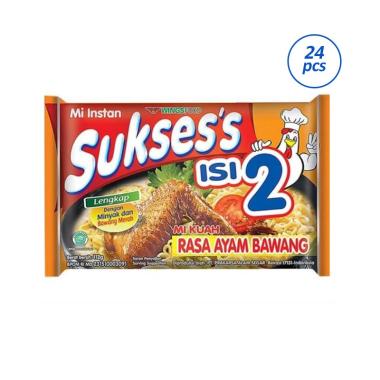 SUKSES'S Mie Intant Rasa Ayam Bawang [24 Pcs x 112 g]