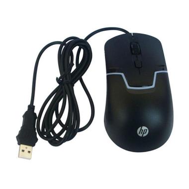 HP G1100 Original USB Gaming Mouse with LED - Hitam
