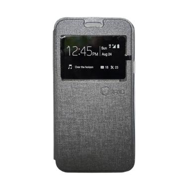Nano Flip Cover Casing for Oppo Joy - Abu-abu