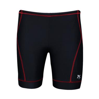 Lasona CRP-810-L4 Celana Renang Pria - Hitam Merah