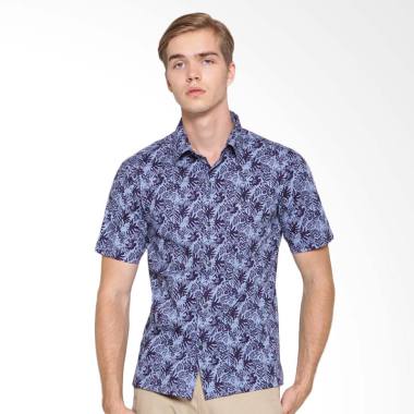 La Bette 108662212 Floral Abstract Print Shirt Batik Pria