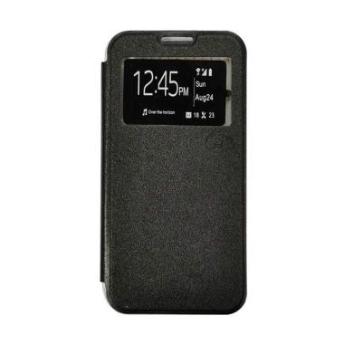 Smile Flip Cover Casing for Vivo V3 - Hitam