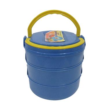 MitraLoka Lunch Box Rantang Makan - Biru ...