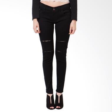 Nuber Soka Fit Stretch Celana Jeans Wanita - Black
