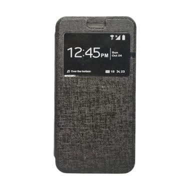 Flip Shell Flip Cover Casing for Oppo R9S Plus - Hitam