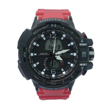 Digitec DG2065T Dualtime Jam Tangan Pria - Merah