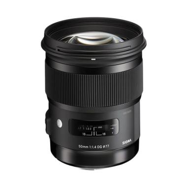 Sigma 50mm f/1.4 DG HSM Art Lensa for Canon EF Hitam - BKP