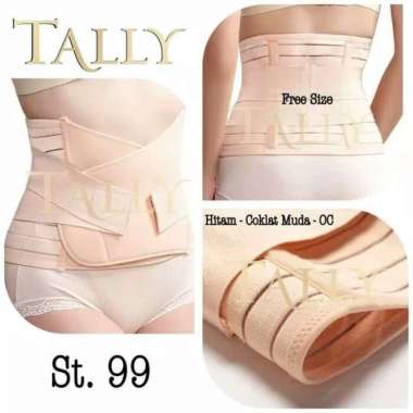 Tally Stagen Pelangsing ST99 - Korset Pelangsing Tally ST-99 Coklat Semua Ukuran