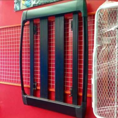Sun Rack Roof Rack Bagasi Atas Mobil Hitam