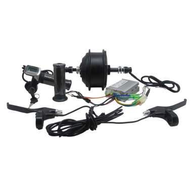 Mr.Jackie Ebike Kit Set Dinamo Motor Bldc Sepeda Listrik [36V/ 350W] jeruji 36hole silver