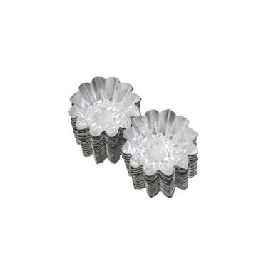 Cetakan Nastar Bentuk Bulat Kecil (40 pcs) Silver