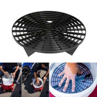 Grit Guard 26 cm Insert Car Wash | Filter Saringan Kotoran Ember Cuci Mobil Hitam