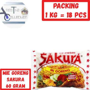 Mie Goreng Sakura 60 Gram. Mie Instan Goreng