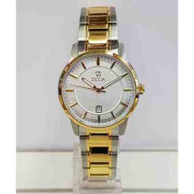 Zeca 311M Jam Tangan Pria Stainless Steel Silver Gold