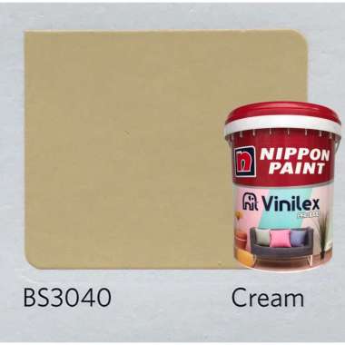 Cat Tembok Interior Vinilex Pro 1000 20 kg - Nippon Paint Warna Cream BS3040