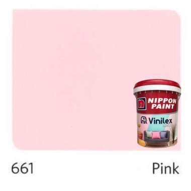 Cat Tembok Interior Vinilex Pro 1000 20 kg - Nippon Paint Warna Pink 661