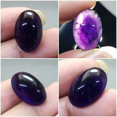 Batu Kecubung Wulung Hitam Ungu Asli Kode R153 Ungu